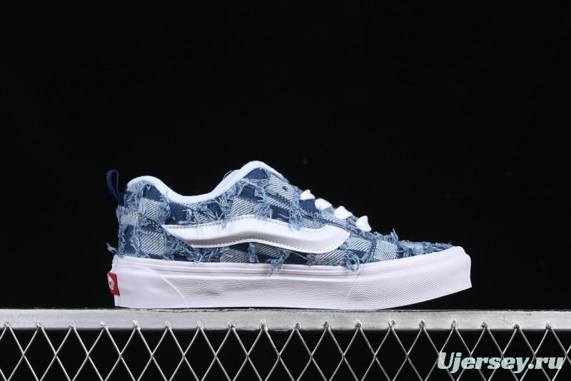 Vans Knu Skool Washed Tie-Dye Low-Top Casual Skate Shoes - VN000CS0239