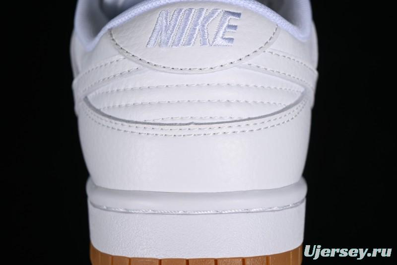 Nike SB Dunk Low Casual Skate Shoes with White and Gum Sole - 311369-100