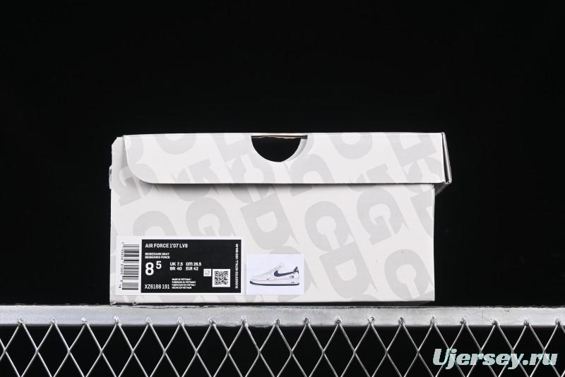 Nike Air Force 1 '07 Low The North Face Collaboration Beige Grey Check Grey Outsole Casual Sneakers - XZ6188-191