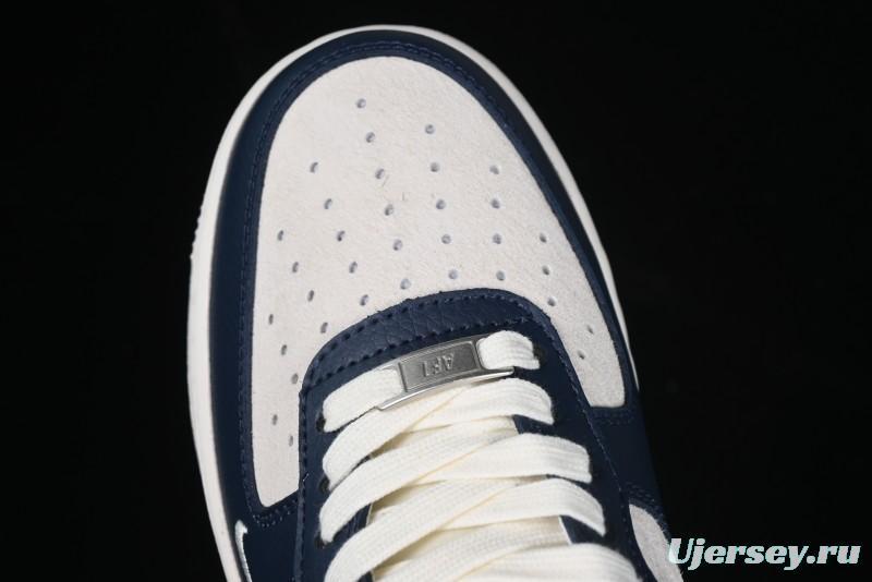 Nike Air Force 1 '07 Low Stussy Collaboration Green Embroidered Swoosh Custom Casual Sneakers - DM6688-021