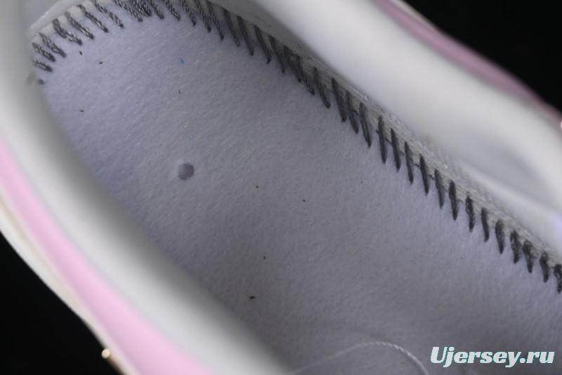 Nike Air Force 1 '07 Low White Pink Swoosh Casual Sneakers - IB2574-600