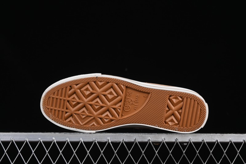 Converse All Star Platform Sneakers in Coffee Bean Milk Tea Color with OrthoLite Insole and Thick Sole for Height Boost - A11619C