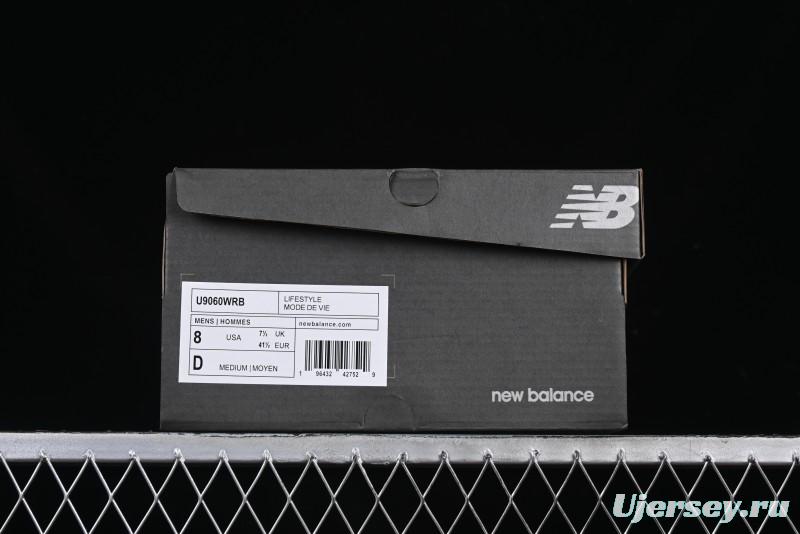 New Balance 9060 Retro Casual Running Sneakers with ABZORB Cushioning Technology - U9060WRB