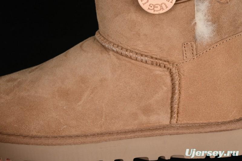 UGG Official Classic Button Sheepskin Snow Boots - 1016226 Chestnut