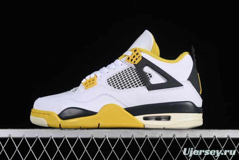 Nike Air Jordan 4 Retro Vivid Sulfur Basketball Shoes - AQ9129-101