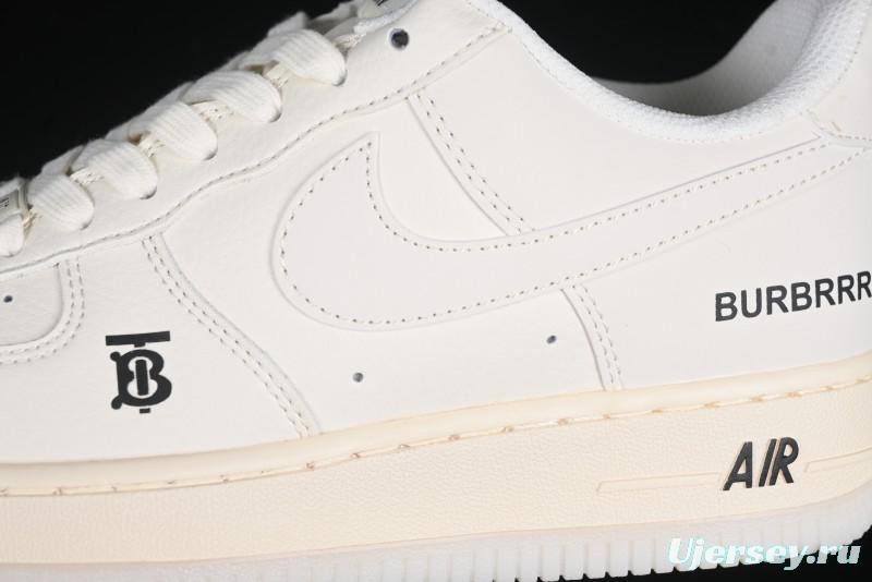 Nike Air Force 1 '07 Low Burberry Collaboration Off-White Crystal Low-Top Casual Sneakers - BB8588-226