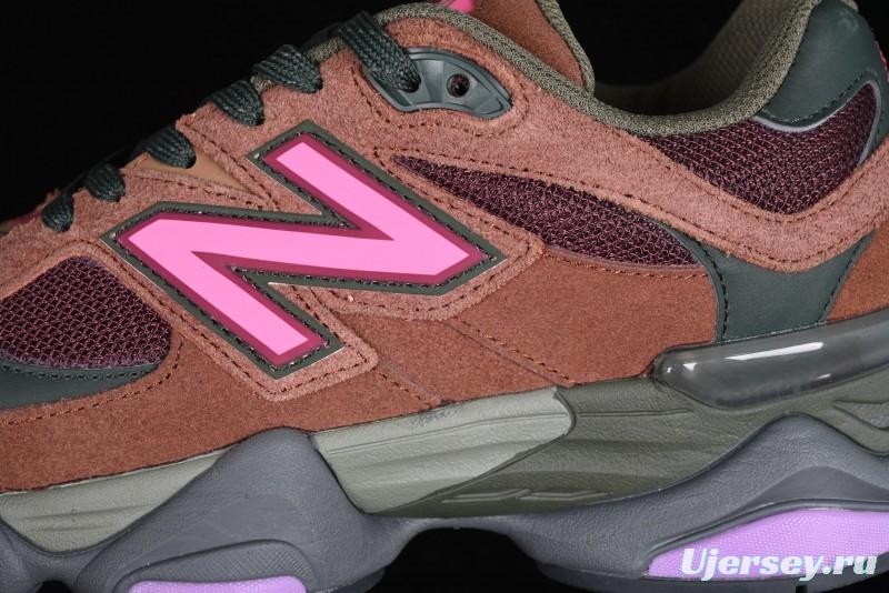 New Balance 9060 Retro Casual Running Shoes with ABZORB Cushioning Technology - U9060BUR