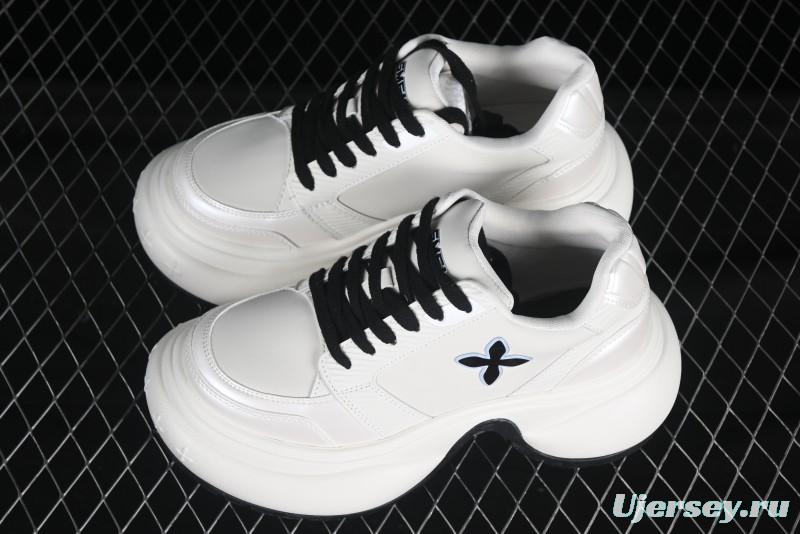 SMFK FUTURE RIPPLE Low-Top Fashion Sports Casual Shoes in White - AJD4