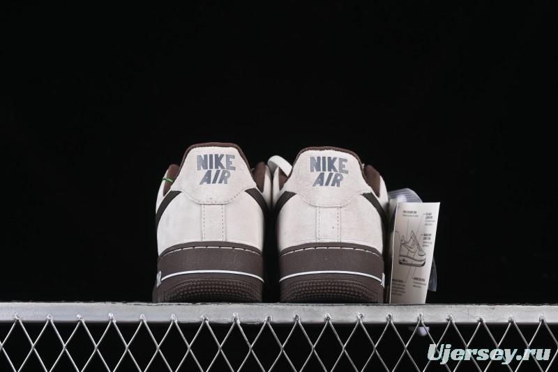 Nike Air Force 1 '07 Low Casual Sneakers with Full-Length Air Cushion - HQ3485-104