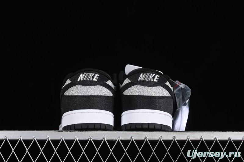 Nike SB Dunk Low Black Starry Sky Anniversary Custom Low-Top Casual Skate Shoes - LW1818-101