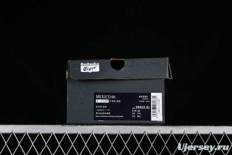 Onitsuka Tiger Mexico 66 Low-Top Leather Casual Running Shoes - 1183A201-115