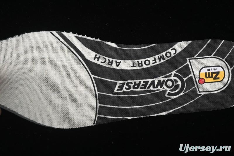 A Ma Maniere x Nike x Converse Chuck 70 High Top Sneakers with Leather and Velvet Swoosh Logo - A13388C