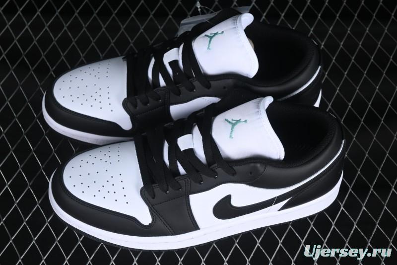 Nike Air Jordan 1 Low AJ1 Black White Panda Low Top Lifestyle Basketball Shoes - 553558-131