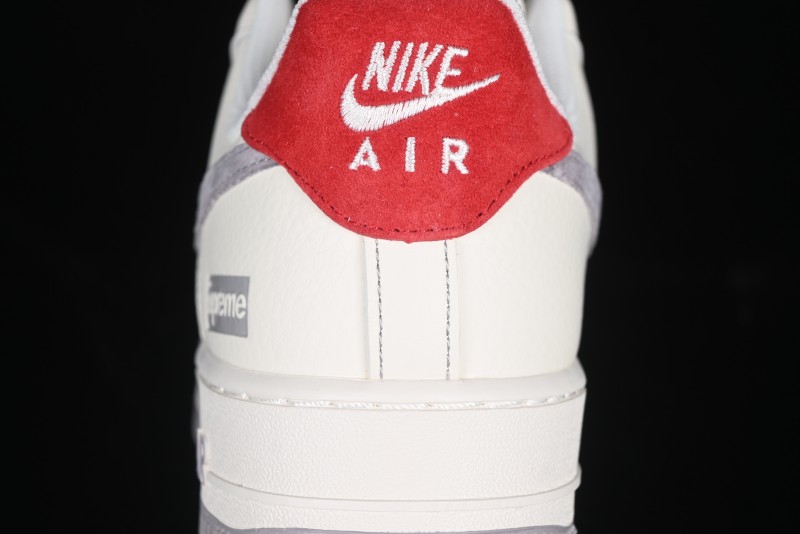 Nike Air Force 1 '07 Low Supreme Casual Sneakers with Full-Length Air Cushion - BB7518-020