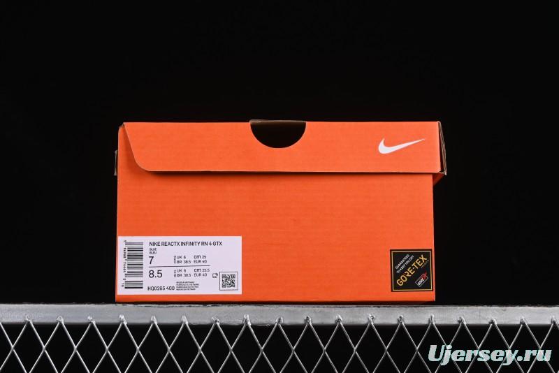 Nike Infinity Run 4 Gore-Tex Waterproof Road Running Shoes with ReactX Foam - HQ0265-400