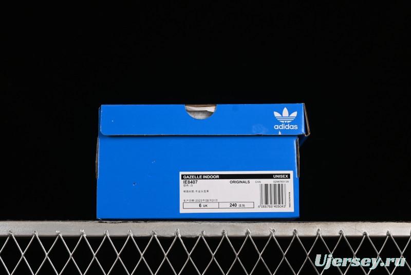 Adidas Originals Gazelle Indoor Retro Casual Anti-Slip Wear-Resistant Low-Top Sneakers - IE8407