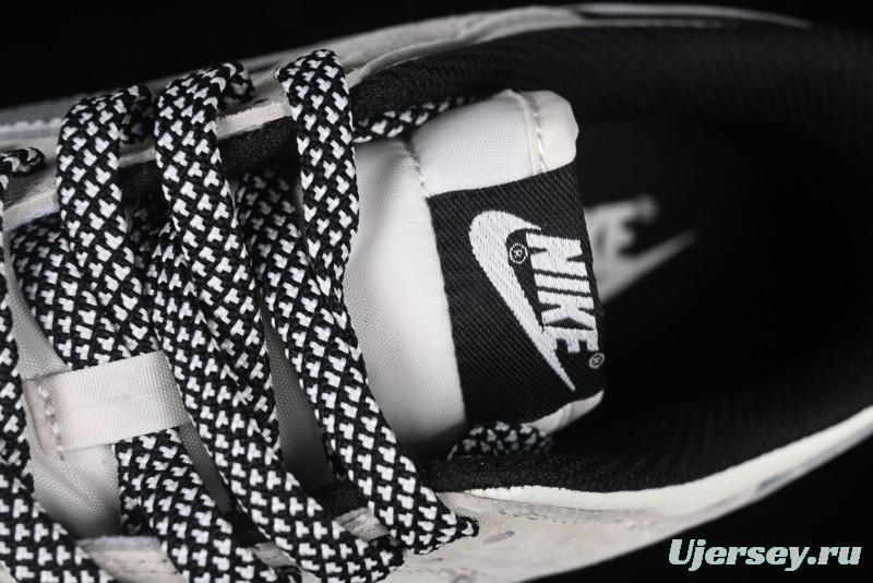 Nike SB Dunk Low Stussy Collaboration Grey Pig Suede Anniversary Custom Low-Top Casual Skate Shoes - DJ2024-061