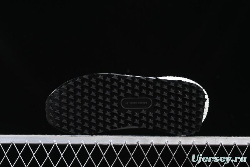 Golden Goose Marathon Silver Comfortable Low-Top Lifestyle Sneakers - X.E5