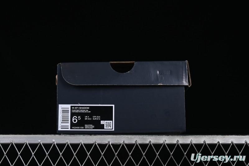 Nike Air Force 1 Shadow Lightweight Elevated Low-Top Casual Sneakers - HQ3400-030