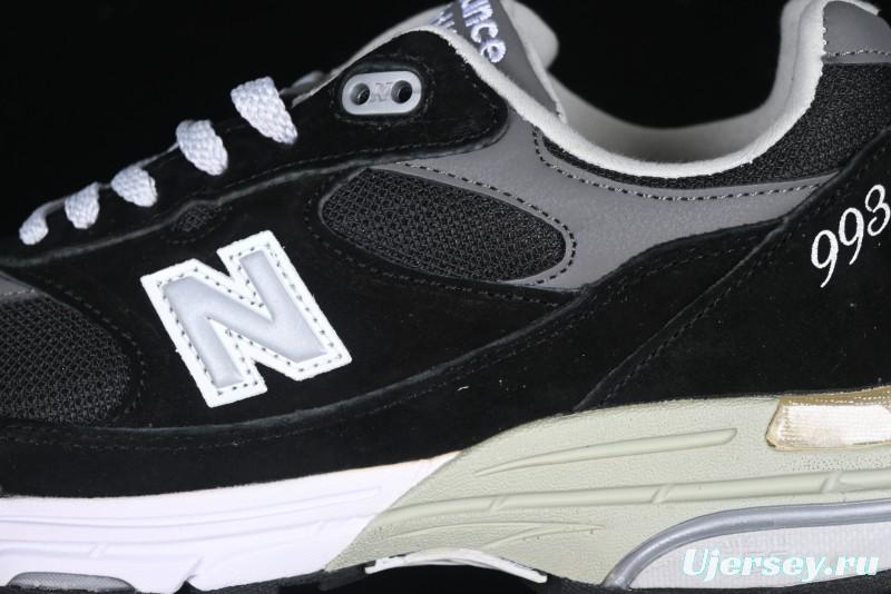 New Balance Made In USA M993 Series Classic Retro Casual Running Shoes - MR993BK