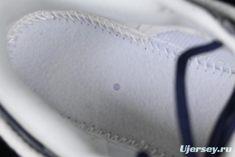 Nike SB Dunk Low Supreme Collaboration Sneakers in Gray Blue with Gray Swoosh - YX5066-260