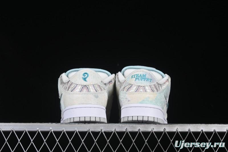 Nike Dunk Low CNY Year of the Dragon Limited Edition New Chinese Style Custom Steam Puppet - Third Prince White Aobing SB Low-top Casual Sneakers - DV0831-101