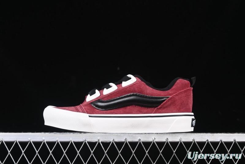 Vans Knu Skool DR Wine Red New Series Chunky Sneakers - VN000CZUVE8