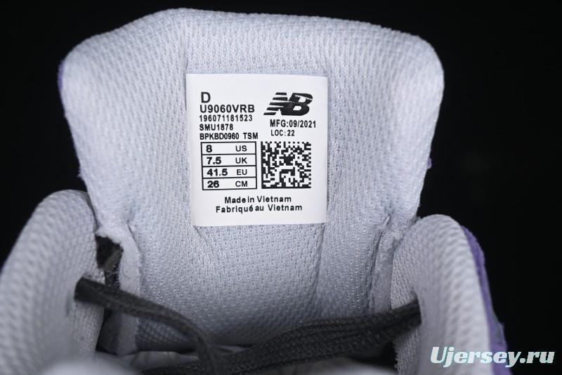 New Balance 9060 Retro Casual Running Shoes with ABZORB Cushioning - U9060VRB