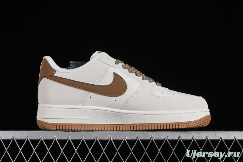 Supreme x Nike Air Force 1 '07 Low Skateboarding Shoes - Coffee Brown - HD1968-019