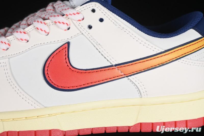 Nike SB Dunk Low Rainbow Gradient Low-Top Casual Skateboard Shoes - HV5749-110