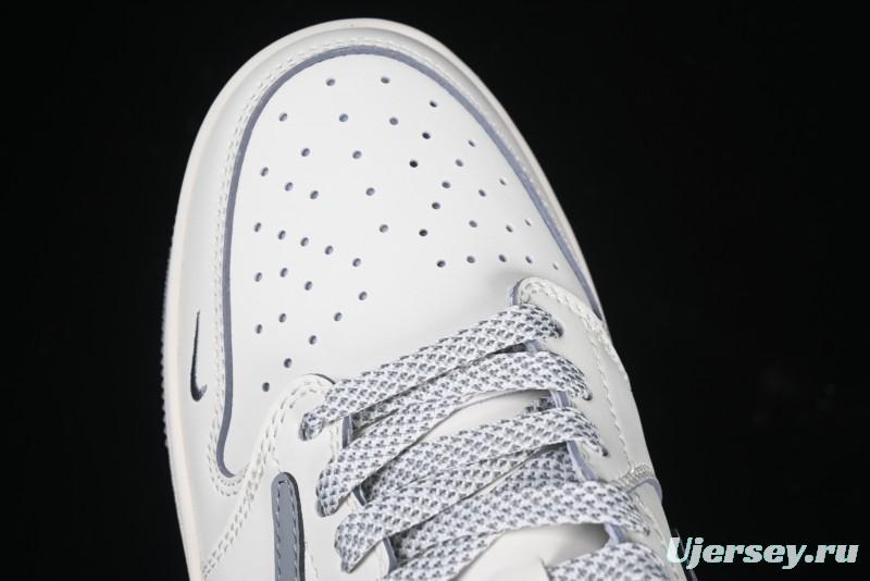 Nike Travis Scott x Fragment Design x Air Jordan 1 Low OG SP AJ1 Retro Sneakers with Unique Collaboration Details - XZ5158-002