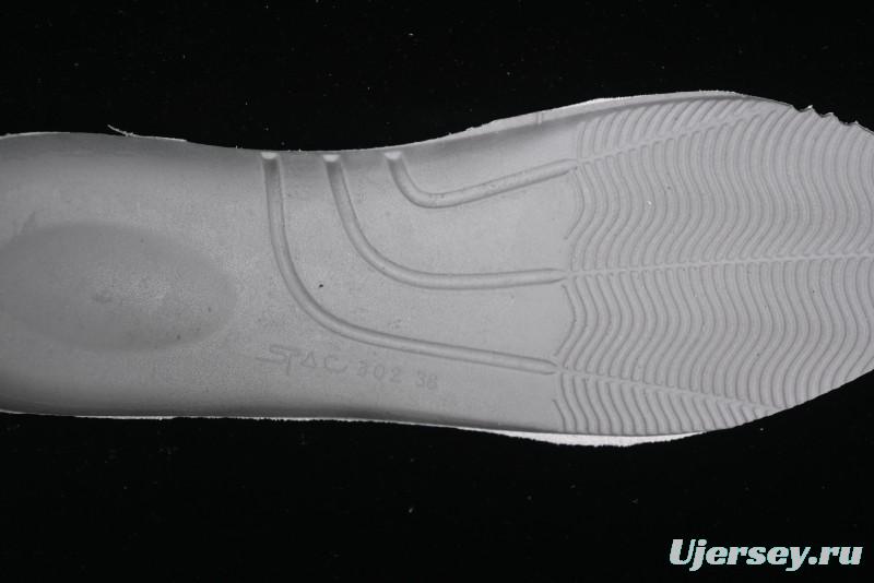 Alexander McQueen Oversized Sneakers with Mirror Silver Heel - White Leather Lace-Up Shoes