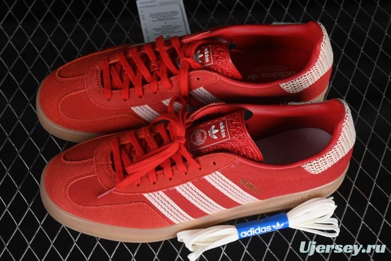 Adidas Originals Gazelle Indoor JI2756 Three Stripes Retro Casual Slip-Resistant Low-Top Sneakers - JI2756