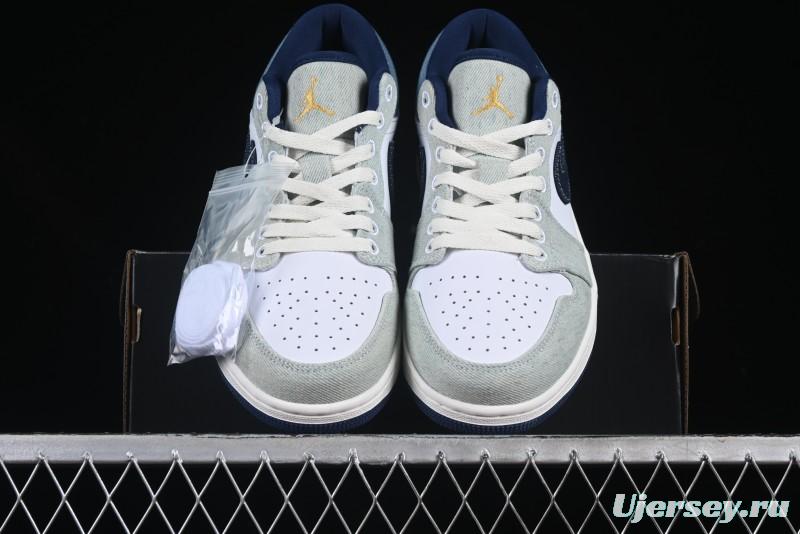 Nike Air Jordan 1 Low "Canadian Tuxedo" Basketball Shoes - IH0648-141