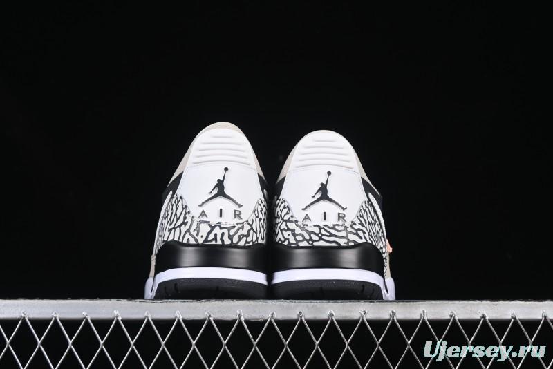 Nike Air Legacy 312 Low "Black/Sail/White" - Premium Style with Elephant Print Details