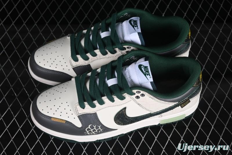 Nike Dunk Low Year of the Dragon Anniversary Premium Custom Low-Top Casual Sneakers - DV0833-111