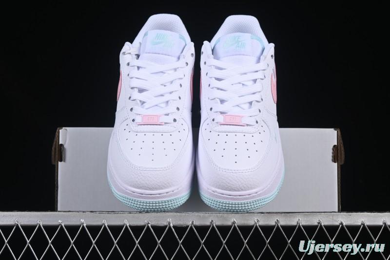 Nike Air Force 1'07 Low Casual Sneakers with Full-Length Air Cushion - IH0640-161