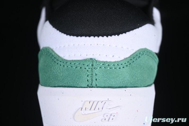 Nike SB Force 58 Low - Emerald Green, Black & White Skateboarding Shoes