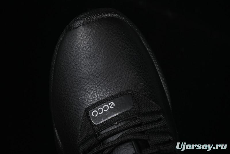Men's All-Black Premium Leather Sneakers – Sleek & Versatile Design