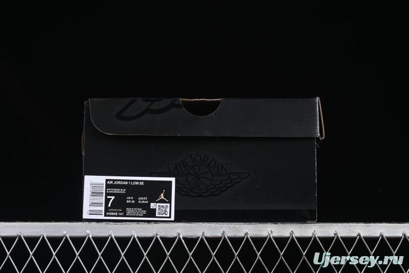 Nike Air Jordan 1 Low "Canadian Tuxedo" Basketball Shoes - IH0648-141