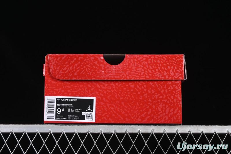 Nike Air Jordan 3 Retro Valentine's Day Limited Edition Sneakers - HJ0178-600