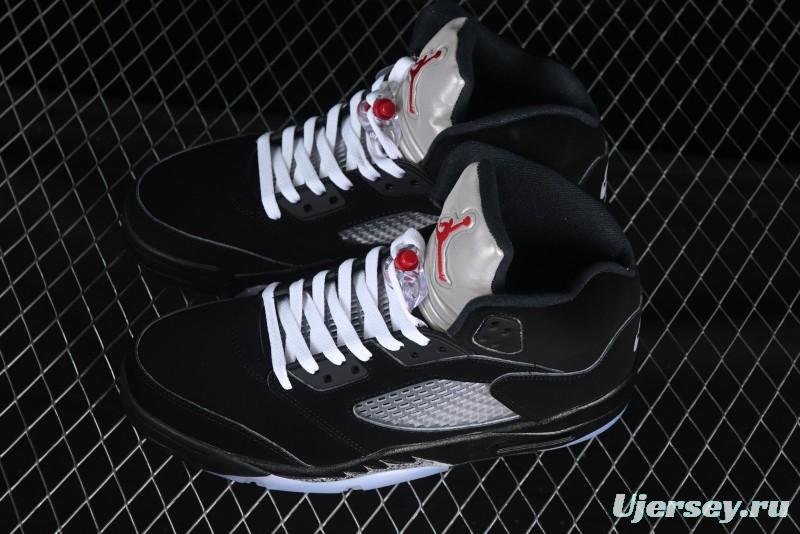 Nike Air Jordan 5 Retro Black "Metallic Reimagined" Basketball Shoes - HF3975-001