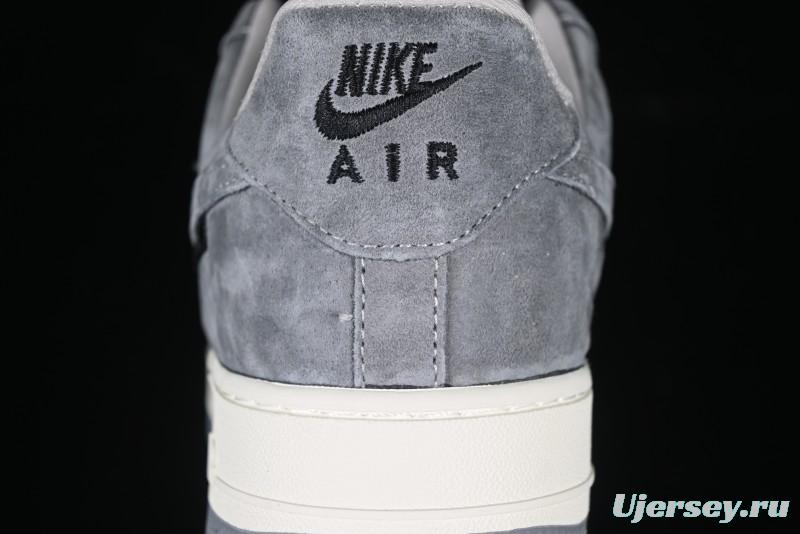 Nike Air Force 1'07 Low Dior Collaboration Grey Knit Skeleton Low-Top Casual Sneakers - KK1988-056