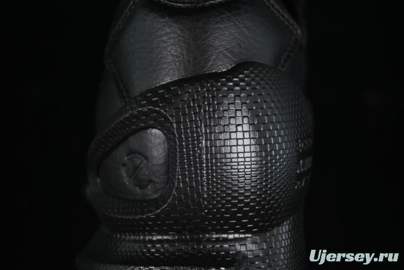 Men's All-Black Premium Leather Sneakers – Sleek & Versatile Design