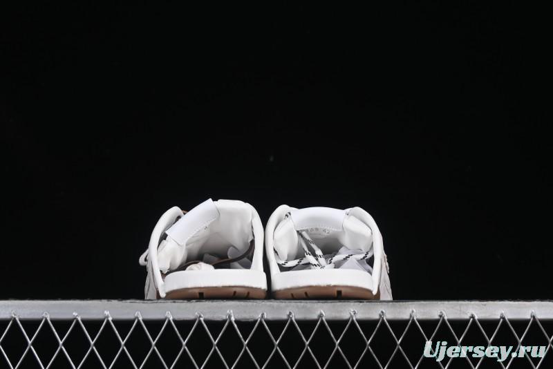Miu Miu x New Balance 530 Deconstructed Low-Top Retro Sneakers with Dual Lace Design - AJD4
