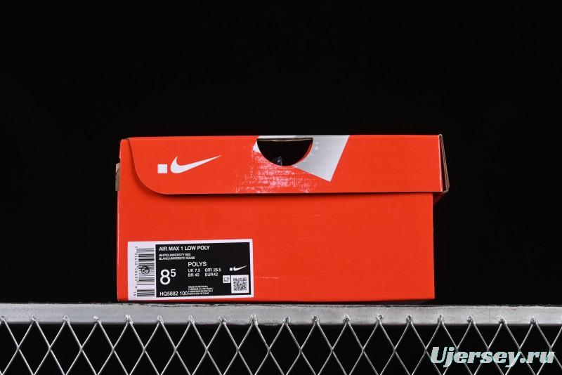 Nike Air Max 1 Retro Running Shoes with Half-Sole Air Cushion - HQ5882-100