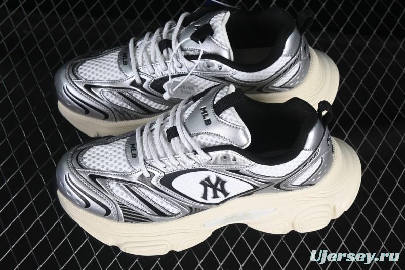 New York Yankees MLB Winner Chunky Height Increasing Thick Sole Running Shoes - 3ASHWD15N50IVS