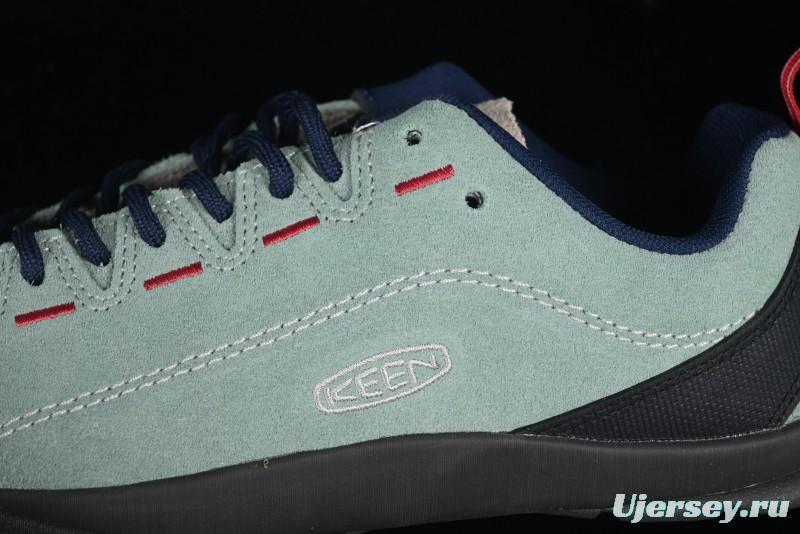 KEEN Jasper Lightweight Outdoor Adventure Shoes – Mint Green & Navy