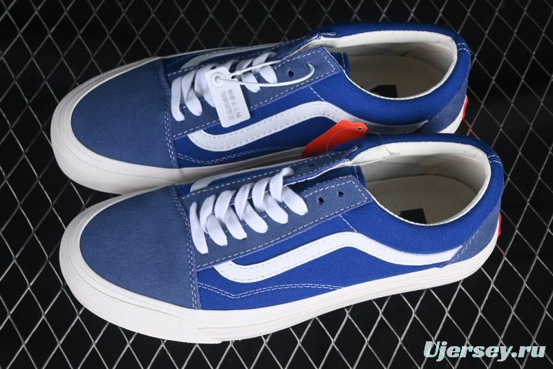 Vans Premium Old Skool 36 Retro Skate Shoes with Full-Grain Leather and Cushioned Insole - VN000CQDDWR