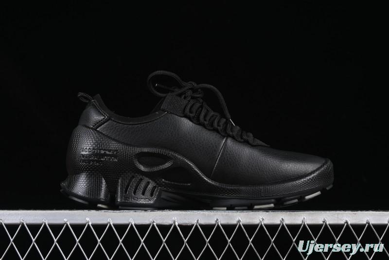 Men's All-Black Premium Leather Sneakers – Sleek & Versatile Design